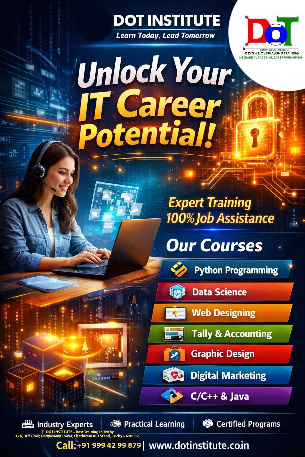 Computer Software Training Trichy | #1 Google Ranked DOT Institute