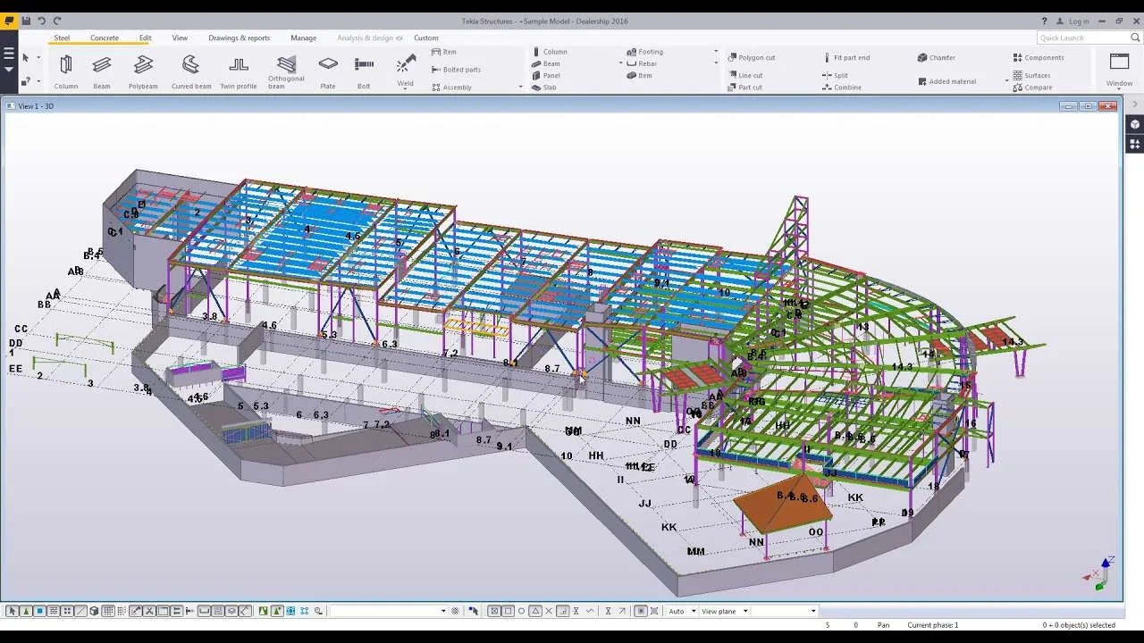 Best Tekla Structures Training in Trichy at DOT Institute – Learn structural steel detailing, RCC modeling, and BIM-based construction with 100% practical sessions, industry-based projects, certification, and placement support near Chathiram Bus Stand, Srirangam, Thillainagar, Central Bus Stand, Woraiyur, and Lalgudi.